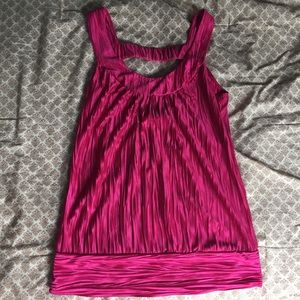 Hot pink tank